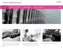 Tablet Screenshot of netwerkpalliatievezorg.nl
